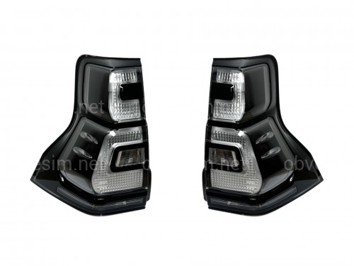 Задние фонари дымчатые Toyota Land Cruiser Prado 150 2017-2023 2шт