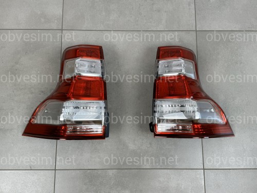 Задние рестайлинговые светодиодные фонари Toyota Land Cruiser Prado 150 2009-2017 (2шт)
