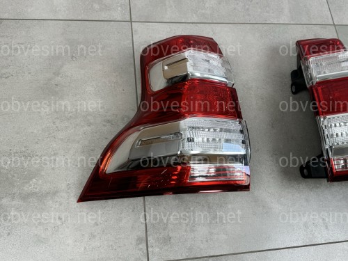 Задние рестайлинговые светодиодные фонари Toyota Land Cruiser Prado 150 2009-2017 (2шт)
