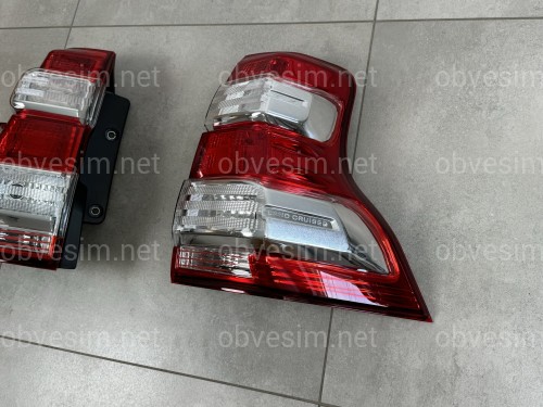 Задние рестайлинговые светодиодные фонари Toyota Land Cruiser Prado 150 2009-2017 (2шт)