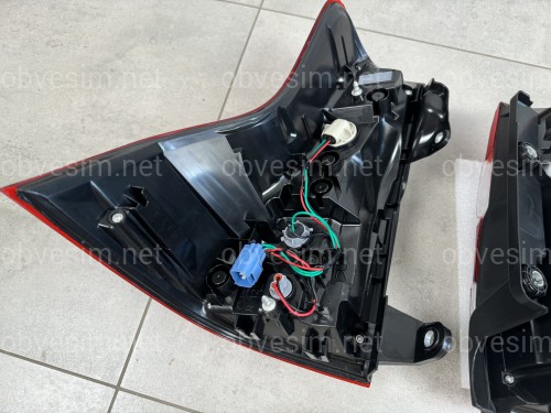 Задние рестайлинговые светодиодные фонари Toyota Land Cruiser Prado 150 2009-2017 (2шт)