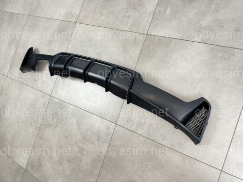 Диффузор накладка заднего бампера M-Performance для BMW 4 series F32 / F33 / F36 2013-2020 ПОД ПОКРАСКУ