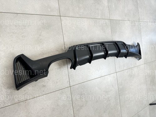 Диффузор накладка заднего бампера M-Performance для BMW 4 series F32 / F33 / F36 2013-2020 ПОД ПОКРАСКУ