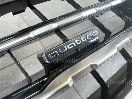 Решетка радиатора Audi Q7 4M 2015-2019 черная с серым 4M0 853 651 Q T94
