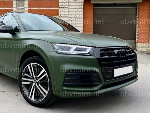 Бампер передний в сборе S-Line BLACK Audi Q5 2017-2020