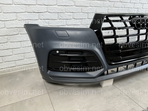 Бампер передний в сборе S-Line BLACK Audi Q5 2017-2020