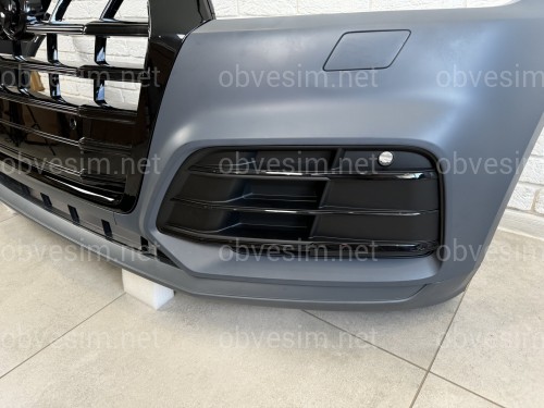 Бампер передний в сборе S-Line BLACK Audi Q5 2017-2020