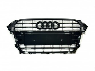 Решетка радиатора Audi A4 B8 2012-2015 черная