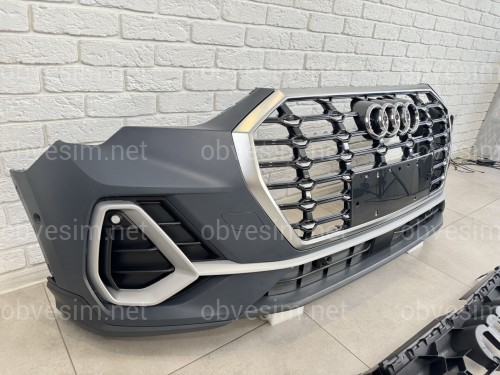 Бампер передний в сборе S-line Audi Q3 2019-