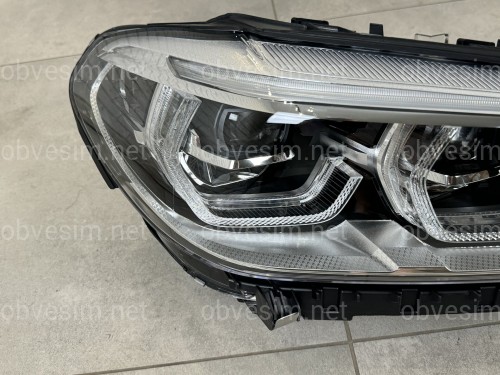 Фары Adaptive LED до рестайлинга для BMW X3 G01 F97 / X4 G02 F98 2018-2021 2шт. комплектные с блоками