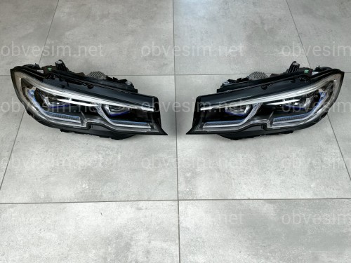 Фары BMW LASER до рестайлинга для BMW 3 series G20 G21 2018-2021 2шт.