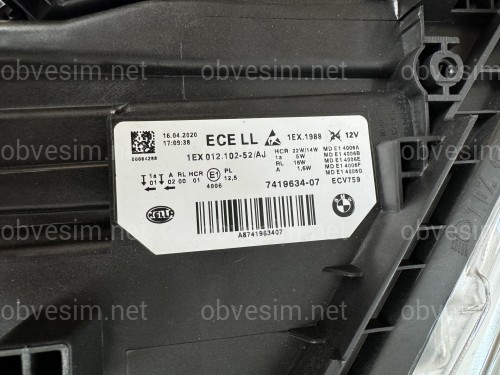 Фары FULL LED LCI BMW 3 series F30 F31 2012-2015 2шт. комплектные с блоками, КСЕНОН В ЛЭД