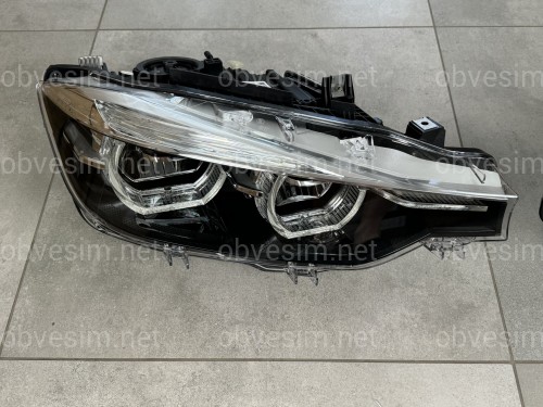Фары FULL LED BLACK LCI для BMW 3 series F30 F31 2015-2018 2шт. комплектные с блоками, ЛЕД В ЛЕД