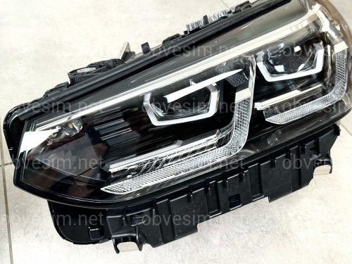 Фары Adaptive LED LCI рестайлинг для BMW X3 G01 F97 / X4 G02 F98 2021-2024 2шт. комплектные с блоками