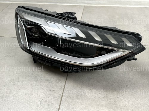 Фары LED для AUDI A4 B9 рестайлинг 2019-2024 2шт. комплектные с блоками