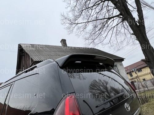 Спойлер на крышку багажника Toyota Land Cruiser Prado 120 2003-2009 цвет черный ABS пластик
