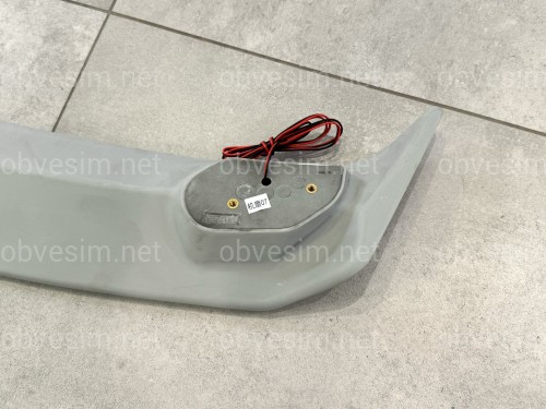 Спойлер лип Toyota Corolla 2007-2012 ABS пластик, под покраску