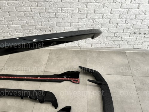 Комплект обвеса M paket LCI Paradigm Black Knight для BMW X5 G05 2023+, цвет черный глянец