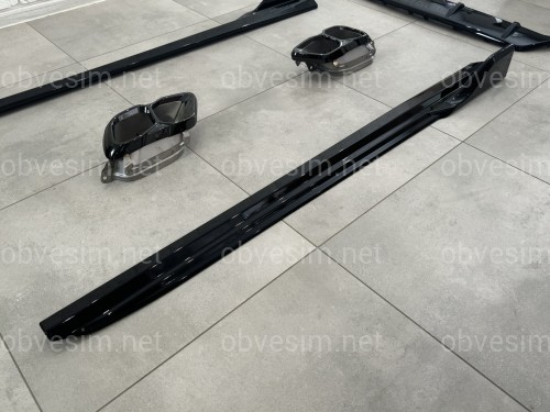 Комплект обвеса M paket LCI Paradigm Black Knight для BMW X6 G06 2023+, цвет черный глянец