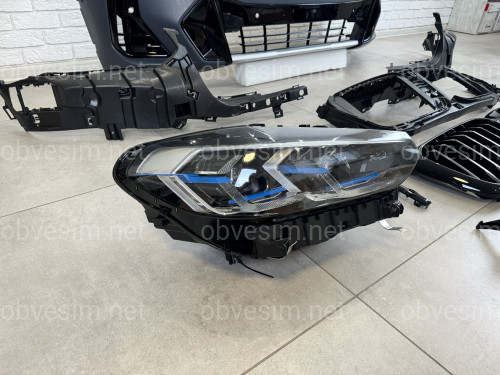 Комплект рестайлинга передней части M paket LCI 2022+ для BMW X3 G01 2018-2021 / BMW X4 G02 2018-2021