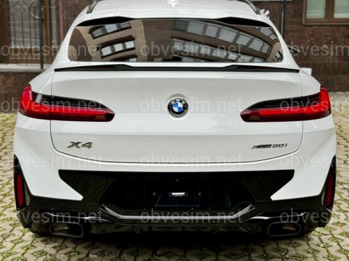Рестайлинг комплект обвеса M paket LCI 2022+ для BMW X4 G02 2018-2021