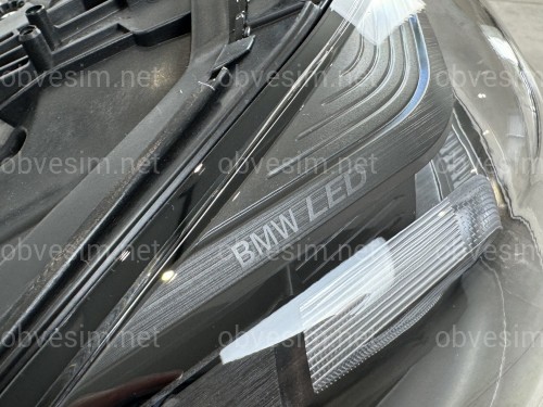 Фары Shadow Line LED LCI 2020+ рестайлинг для BMW G30 / G31 2016-2020 2шт. с заменой бампера на 20+