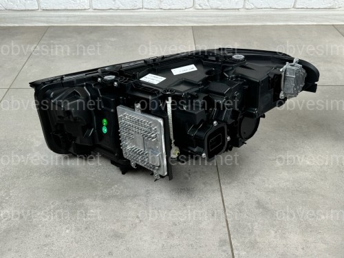 Фары Shadow Line LED LCI 2020+ рестайлинг для BMW G30 / G31 2016-2020 2шт. с заменой бампера на 20+