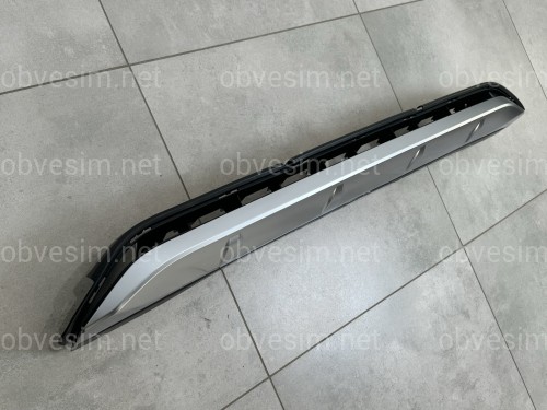 Хром переднего бампера F-Sport Lexus RX 2015-2019 5312248080 полуматовый