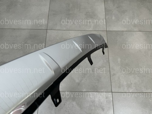 Хром переднего бампера F-Sport Lexus RX 2015-2019 5312248080 полуматовый