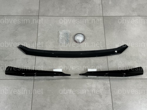 Накладка переднего бампера Competition style BMW 5 series G30 G31 ТОЛЬКО К БАМПЕРУ В СТИЛЕ M5 F90 LCI 2020+ , черный глянец