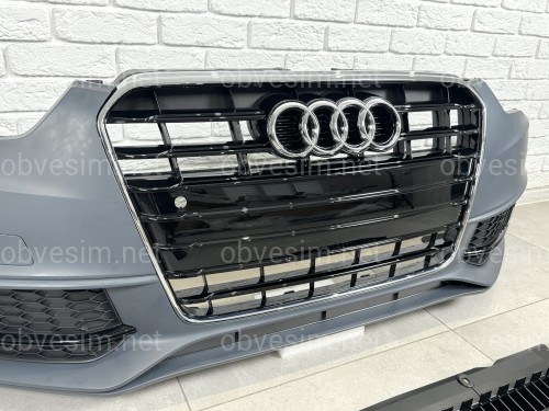 Бампер передний в сборе S-Line для Audi A5 2012-2015