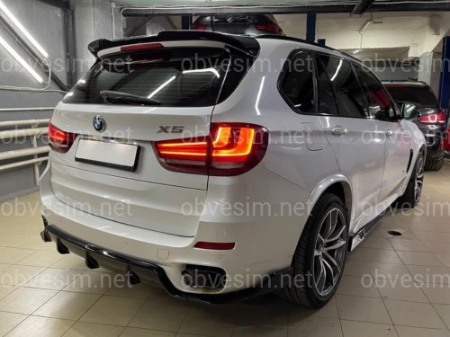 Спойлер на крышку багажника Paradigma BMW X5 F15 2013-2018, цвет черный глянец