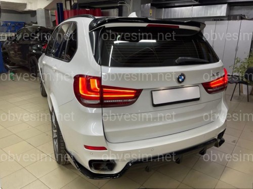 Спойлер на крышку багажника Paradigma BMW X5 F15 2013-2018, цвет черный глянец