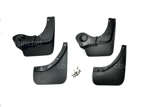 Брызговики Renault Dacia Duster 2010-2017, комплект 4шт.