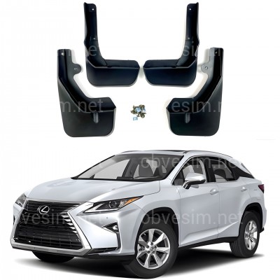 Брызговики Lexus RX 2015-2019 комплект 4 шт.