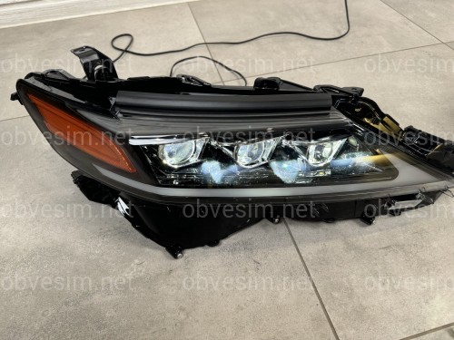 FULL LED фары 3 линзы для Toyota Camry 70 USA 2017-2024