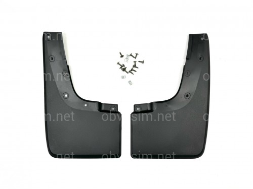 Брызговики передние Volkswagen Amarok 2010-2016, комплект 2 шт.