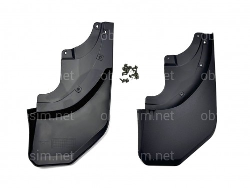 Брызговики задние Toyota Land Cruiser Prado 250 2024+, комплект 2 шт.