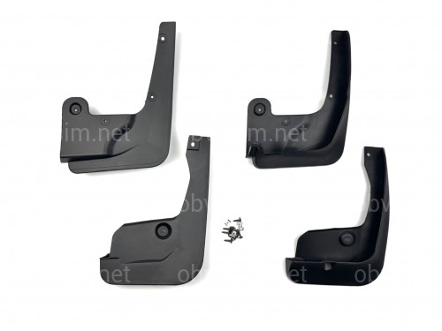 Брызговики BMW X3 F25 / X4 F26 M-Paket 2014-2018, комплект 4 шт.