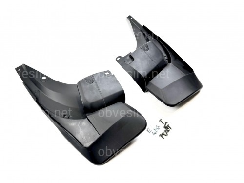 Брызговики задние под юбку Toyota Land Cruiser Prado 150 2009-2022, комплект 2 шт.