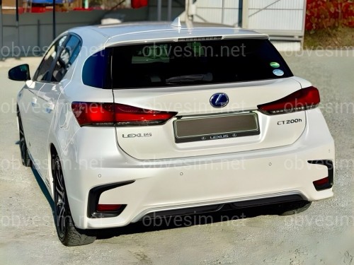 Бампер задний рестайлинг 2017+ для Lexus CT 200h 2010-2021