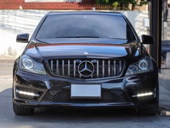 Решетка радиатора GT CHROME Mercedes C-Class W204 2007-2014