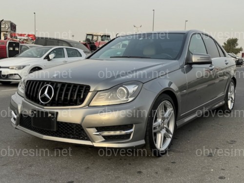 Решетка радиатора GT BLACK Mercedes C-Class W204 2007-2014
