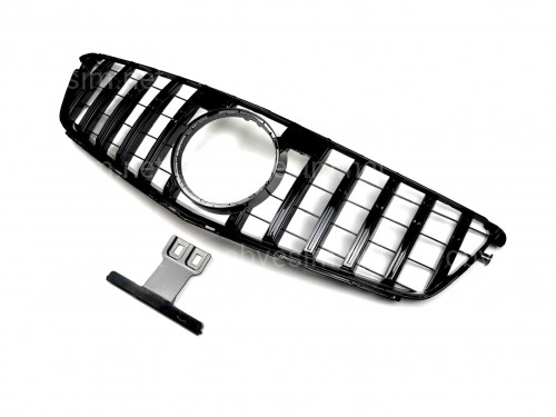 Решетка радиатора GT BLACK Mercedes C-Class W204 2007-2014