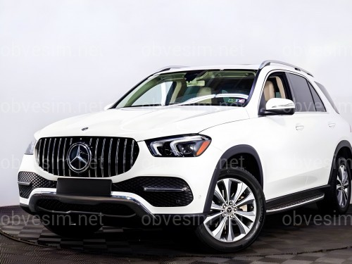 Решетка радиатора GT CHROME Mercedes GLE-Class V167 2019-2022 ОБЫЧНЫЙ НЕ AMG