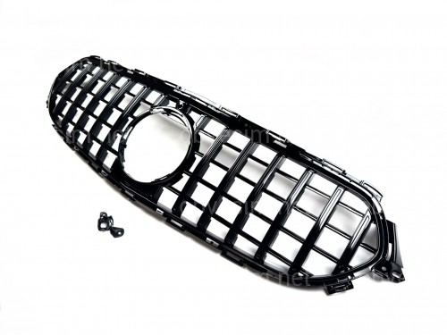 Решетка радиатора GT BLACK Mercedes E-Class W213 2020-2023 ОБЫЧНЫЙ НЕ AMG