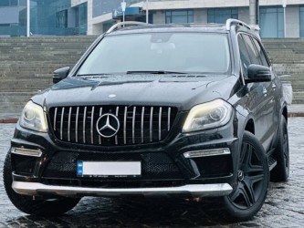 Решетка радиатора GT CROME Mercedes-Benz GL class X166 2012-2015 ДЛЯ AMG 