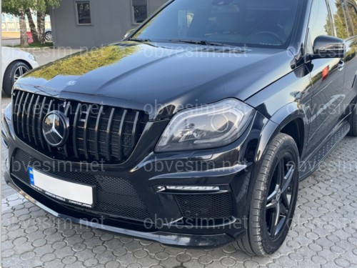Решетка радиатора GT BLACK Mercedes-Benz GL class X166 2012-2015 ДЛЯ AMG