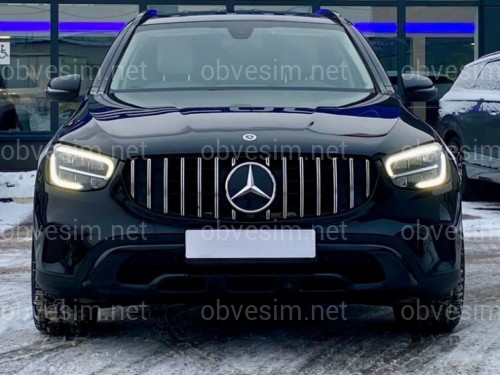 Решетка радиатора GT CHROME Mercedes GLC-Class X253 / C253 2020-2023 (НЕ AMG)