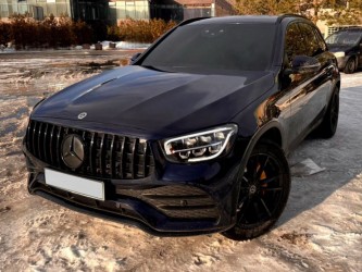 Решетка радиатора GT BLACK ДЛЯ AMG Mercedes AMG GLC-Class X253 / C253 2020-2023 